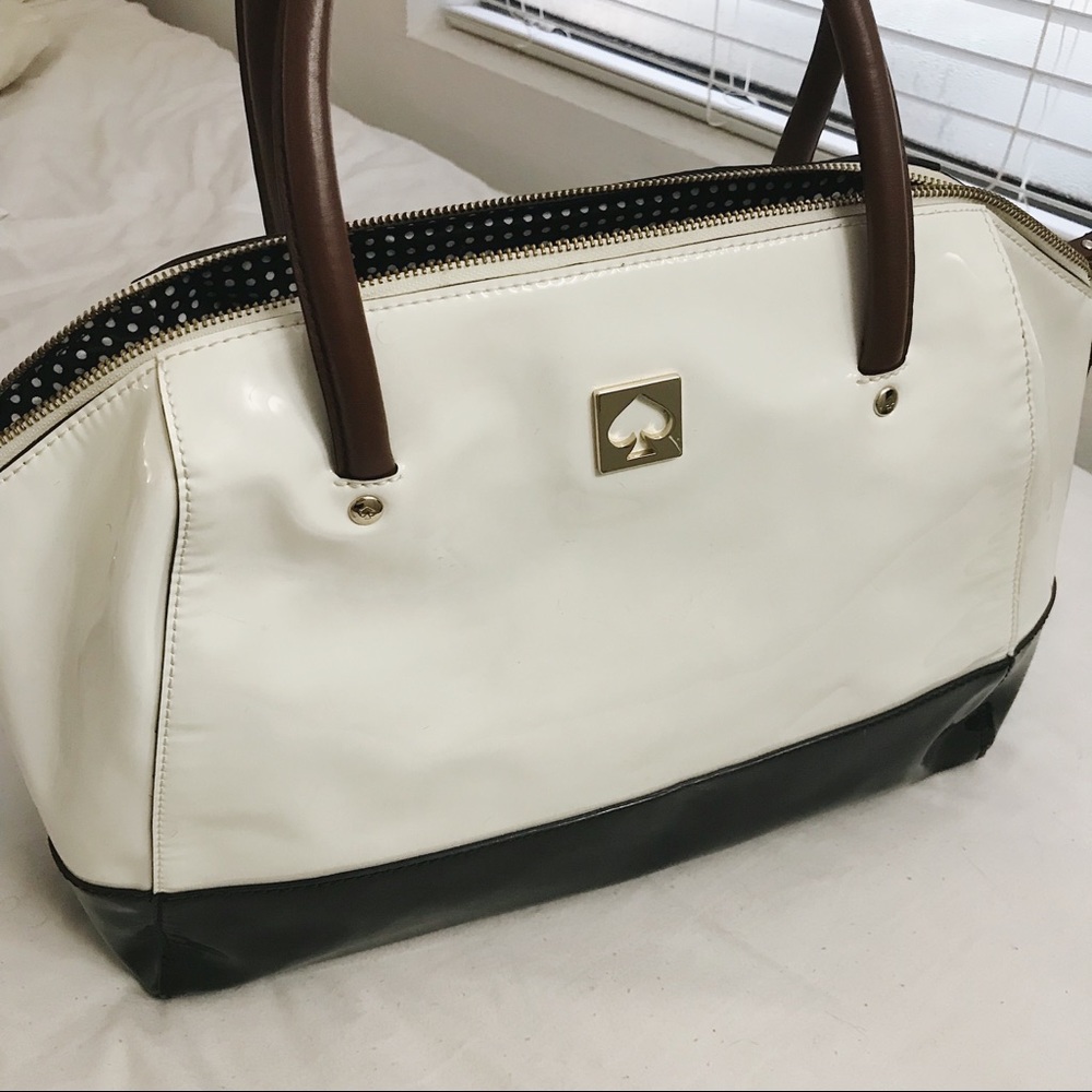 Kate Spade Patent Leather Weekender Catalina Bag